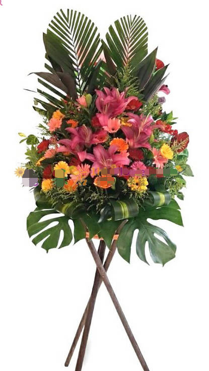 香港開幕高架花籃(單隻)